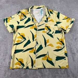 Fighting Eel Pajama Top Womens Small Yellow‎ Limoncello Calla Lily
